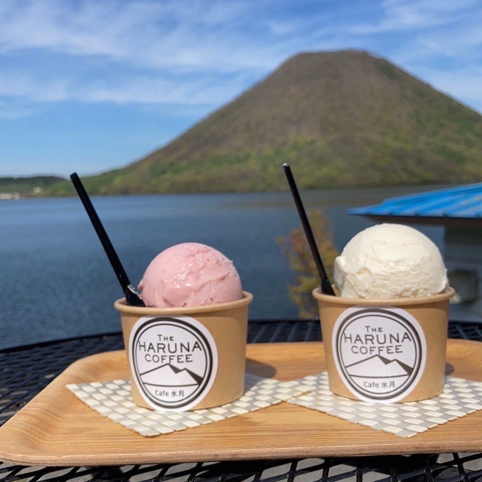 Gelato served at Cafe Suigetsu